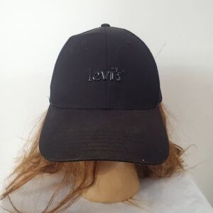Levi's Cap Trucker Hat Strapback Baseball Black